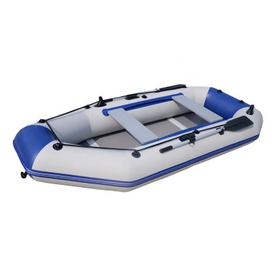 C2300 wooden plate bottom inflatable blow up speed boat for sale