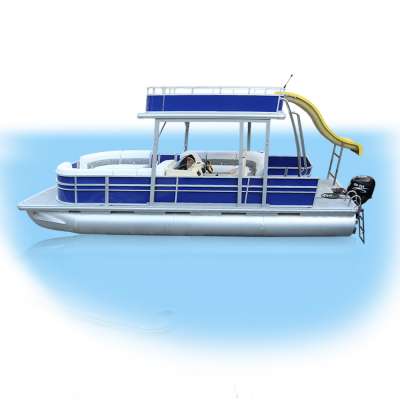 Kinocean 24 foot for sale cheap small boats 16 ft pontoon boat manufacturers (Cross-border)