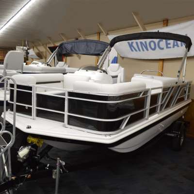 Kinocean 2021 New Design Aluminum Fishing Deck Pontoon Boats For Sale